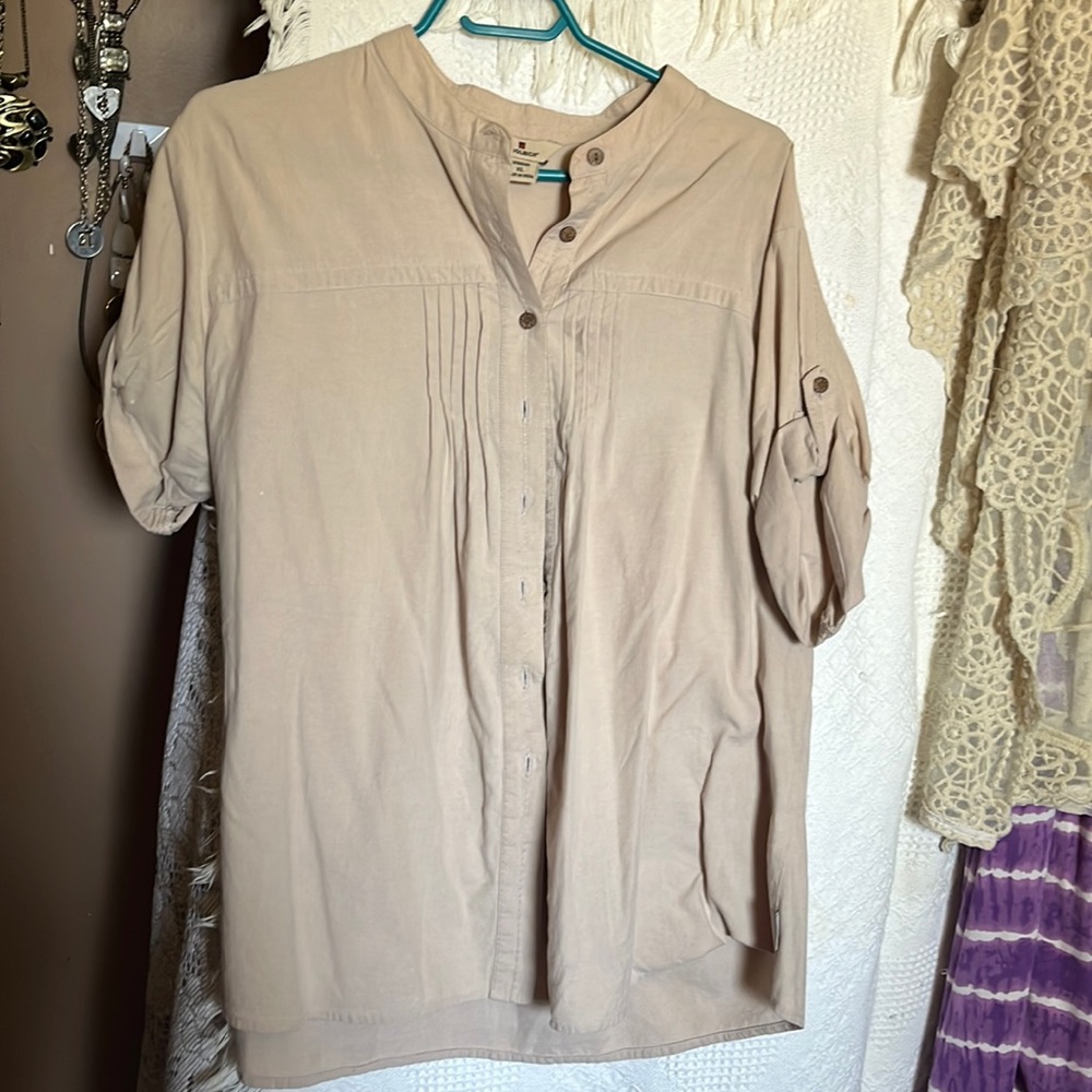 😄XL Cotton Shirt Button Down